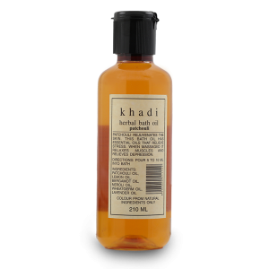 Khadi Herbal Bath Oil Patchouli – 210ml