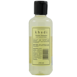 Khadi Herbal Shampoo with Vanilla & Honey – 210ml